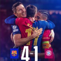 BARCELONA DOMINA Y GOLEA AL BAYERN EN CHAMPIONS