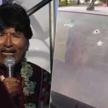 EVO MORALES SALE ILESO DE ATENTADO; FUE ATACADO CON 14 DISPAROS