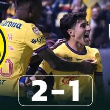 AMÉRICA GANA 2-1 EN LA FINAL DE IDA CONTRA MONTERREY Y PONE UN PIE EN EL TRICAMPEONATO