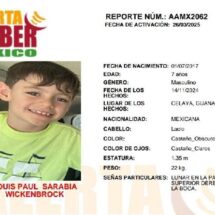 ACTIVAN ALERTA AMBER PARA LOCALIZAR A LOUIS Y HENRI SARABIA