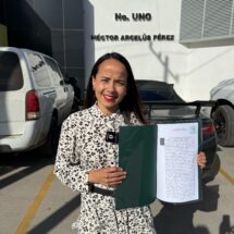 OLIVIA AGUIRRE RETA A CANDIDATOS: REGISTRA ANTE NOTARIO SU PLAN PARA MODERNIZAR LA CORTE