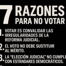 #YONOVOTOELPRIMERODEJUNIO: EL RECHAZO VIRAL A LA REFORMA JUDICIAL