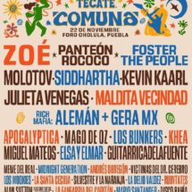 FOSTER THE PEOPLE ENCABEZA EL TECATE COMUNA 2025 EN PUEBLA
