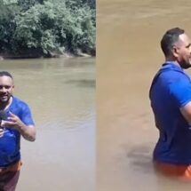 REPORTERO BRASILEÑO TROPIEZA CON CUERPO DE MENOR DURANTE TRANSMISIÓN EN VIVO