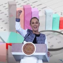 ECONOMÍA MEXICANA AVANZA CON FUERZA; SHEINBAUM REVIRA AL FMI