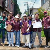 SEMBRADORES DE PAZ RECORREN CALLES DE TEXCOCO PARA FORTALECER EL TEJIDO SOCIAL