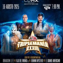 Triplemanía XXXIII: la supercartelera de lucha libre que llegará el 16 de agosto a la Arena CDMX