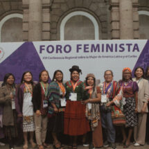 Feministas exigen compromisos reales