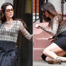 Anne Hathaway sufre aparatoso accidente durante la filmación de “El diablo viste a la moda 2”