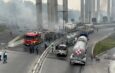 Estallido en Iztapalapa: pipa de gas explota bajo el Puente de la Concordia; al menos 3 muertos y 70 heridos