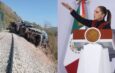 Sheinbaum promete reparación integral a víctimas del accidente del Tren Interoceánico