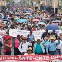 CNTE inicia paro nacional con protestas en Zócalo y bloqueos en frontera