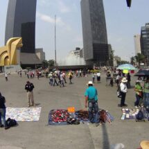 CNTE inicia paro de 72 horas con plantón en el Zócalo de la CDMX