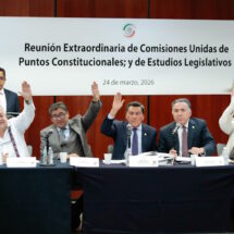 Senado aprueba en comisiones dictamen del ‘Plan B’ electoral con 24 votos a favor