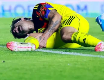 Club América confirma lesión de ligamento cruzado de Victor Dávila; ya son dos bajas importantes en Coapa