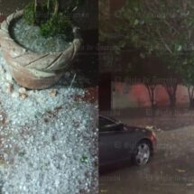 Frente frío 43 deja granizo y afectaciones en la Comarca Lagunera; hospital del ISSSTE en Gómez Palacio solicita ayuda