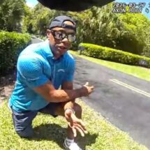 Difunden video del arresto de Tiger Woods tras accidente y hallazgo de opioides en Florida