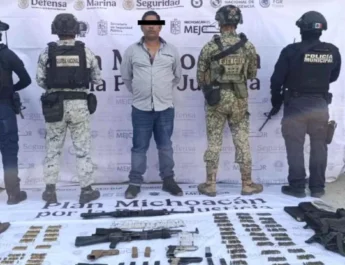 Detienen en Tepalcatepec a Víctor Noé ‘N’, hijo de ‘El Abuelo Farías’