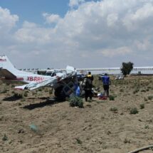Avioneta se desploma en Huejotzingo y deja cuatro fallecidos