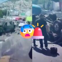 Accidente de microbús en la México-Pachuca deja 14 lesionados