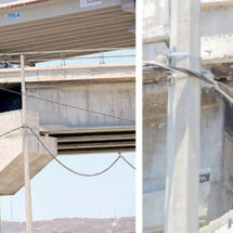Reportan separación de viguetas y falta de mantenimiento en puente de Cuesta Blanca