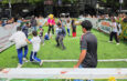 Transforman Glorieta de Insurgentes en cancha de fútbol por el Mundial 2026
