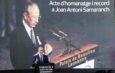 Barcelona rinde homenaje a Juan Antonio Samaranch con la presencia del Rey y las principales instituciones