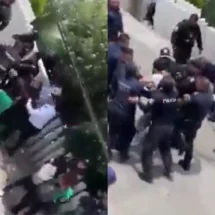 Policías agreden a estudiantes del Conalep en Huixquilucan durante protesta