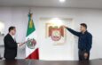 Abdiel Gutiérrez toma protesta a César Aramís González como director del IMDET