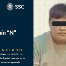 Sentencian a 50 años de prisión por secuestro agravado en Benito Juárez