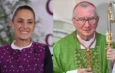 Sheinbaum insiste en invitación al papa León XIV tras reunirse con secretario de Estado del Vaticano